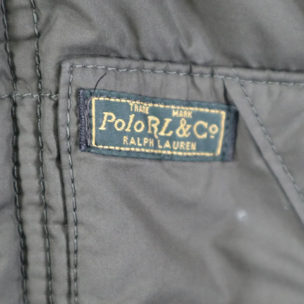 Polo Ralph Lauren Puffer Jacket Kids 7 Green Down Filled Hooded Winter Coat